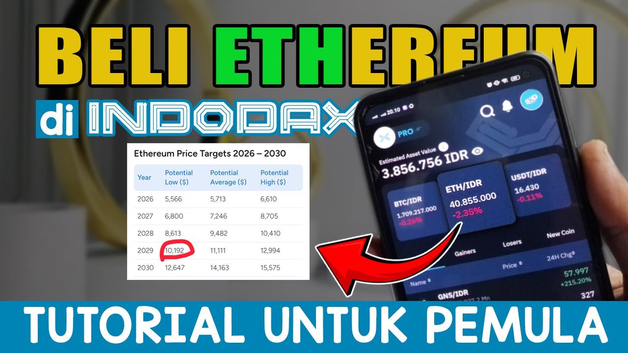 Cara Beli ETH / Ethereum di INDODAX Untuk Pemula | BKD tutorials Aset Kripto Pemula