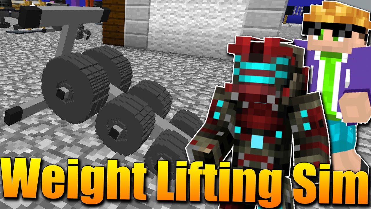 DOKÁŽEME S MARTINEM TOHLE UNÉST?😱🔥 Weight Lifting Simulator v Minecraftu!😁#2 w/MartinNemi03
