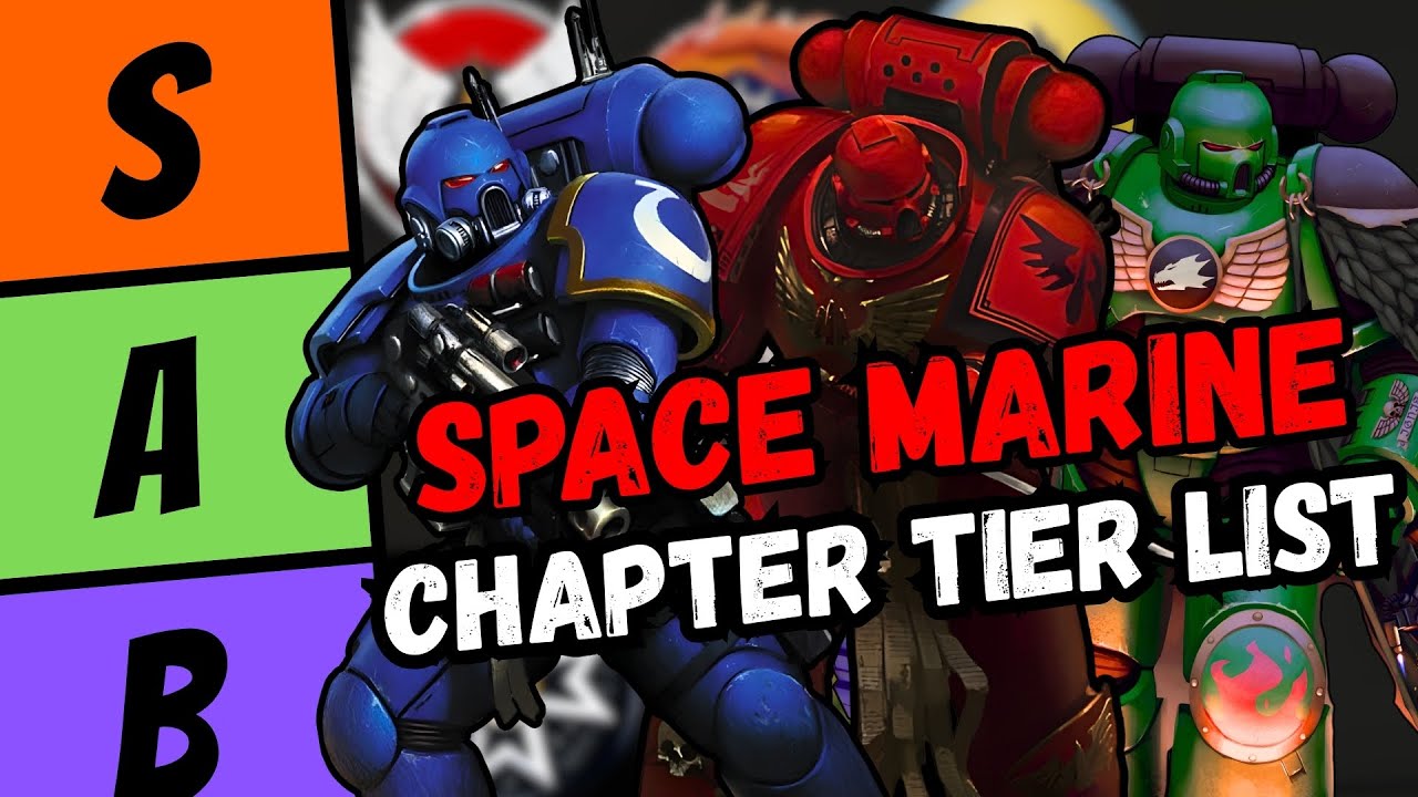 Every Founding Space Marine Chapter in Warhammer 40K RANKED(Tier List)