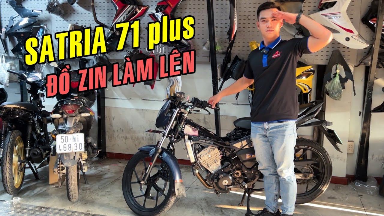 Chạy đúng 1 năm chán 68zz Satria UP luôn 71 dên đôn cho đỡ chán :V