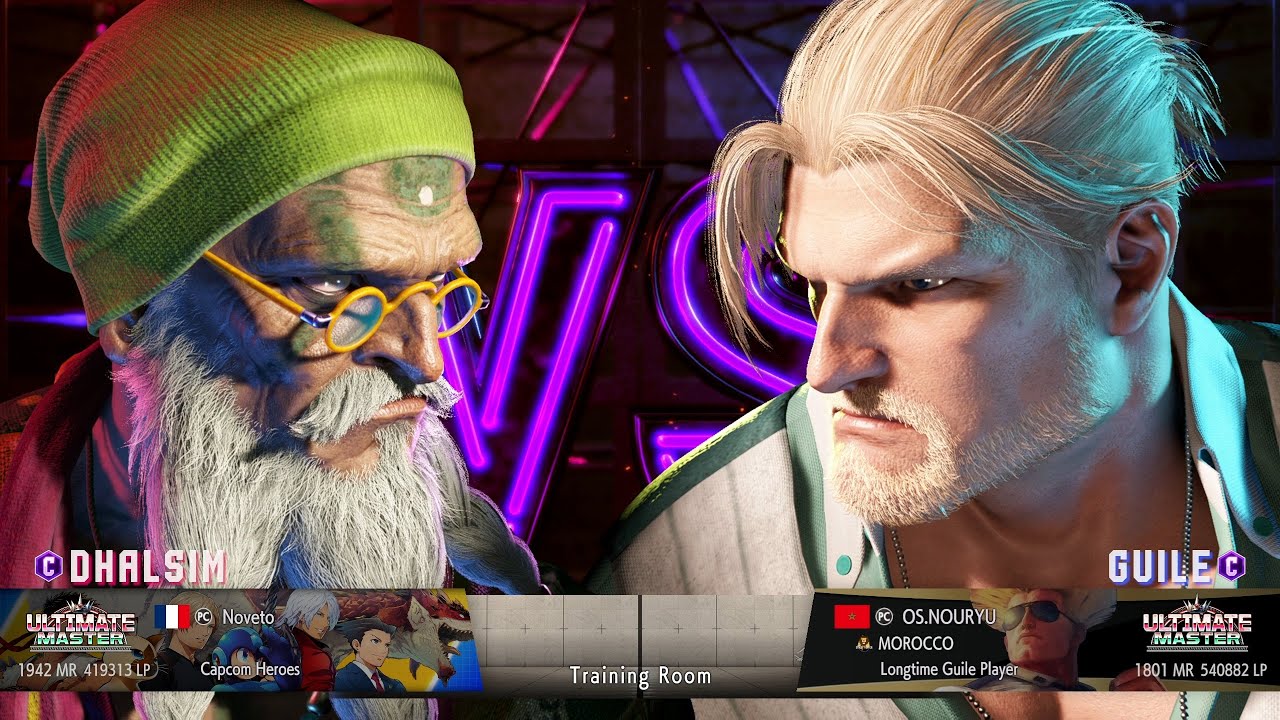 Noveto (Dhalsim) vs OS.NOURYU (Guile) SF6 Tournament Match
