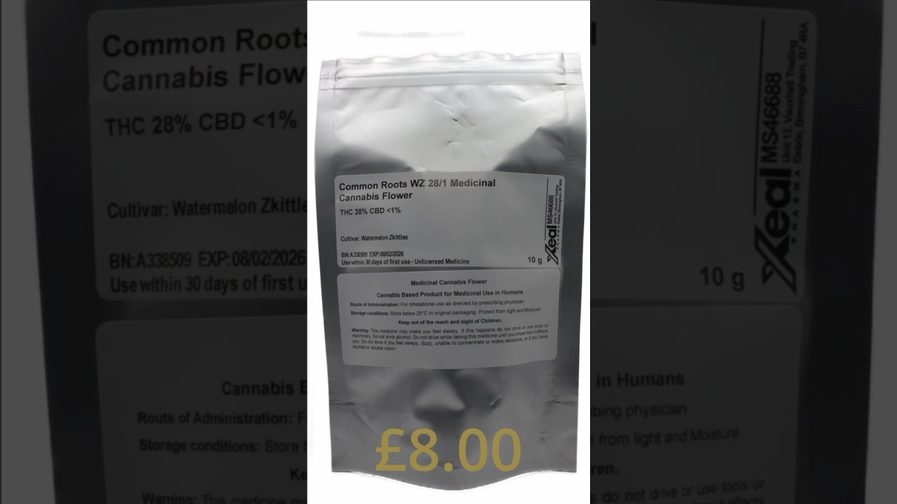 🍉🎳 Watermelon Zkittles &mdash; Common Roots | 60 Second Strains Review ⏱️🌿 (THC: 28%)  #medicalcannabis