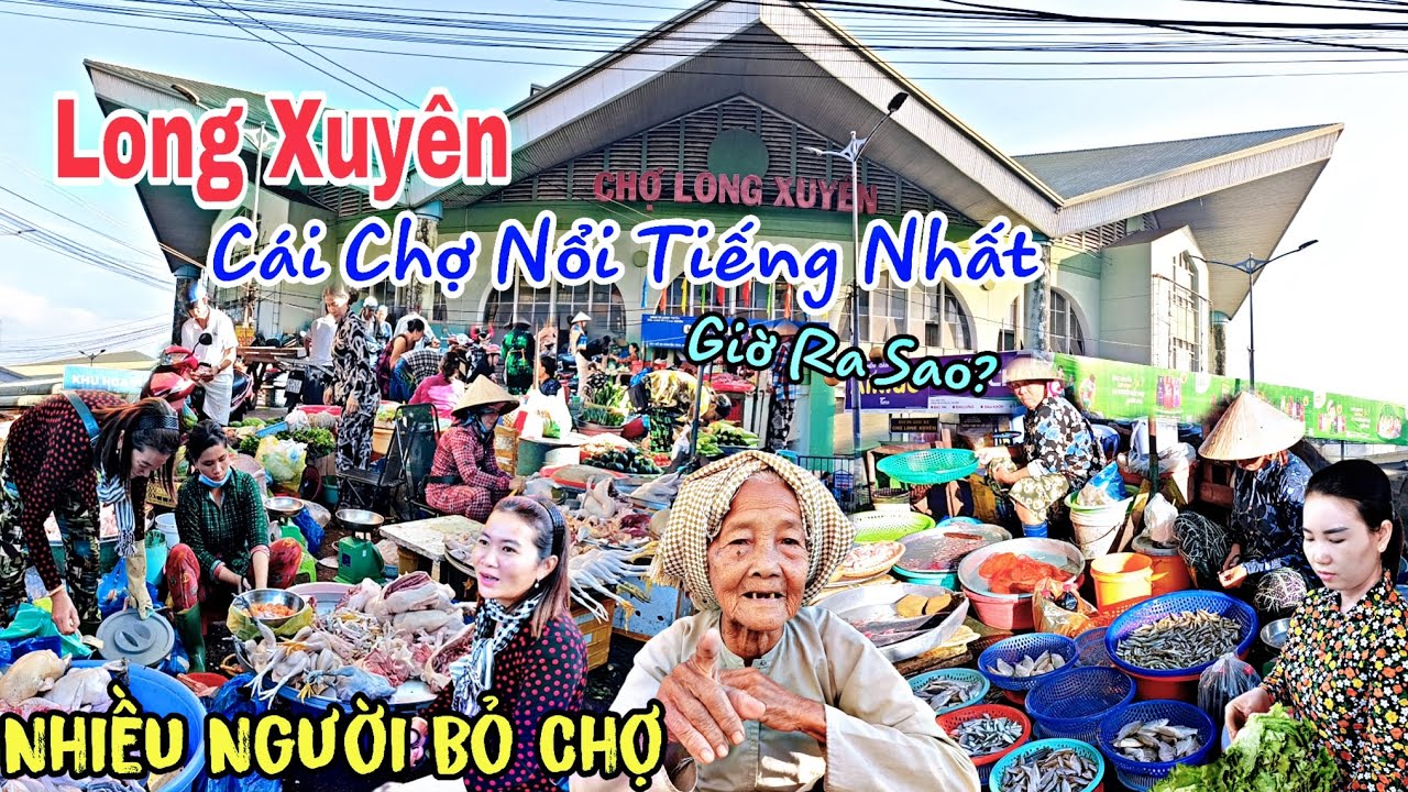 Chợ Long Xuyên Bán Quá Nhiều Cá Đồng Siêu Rẻ 