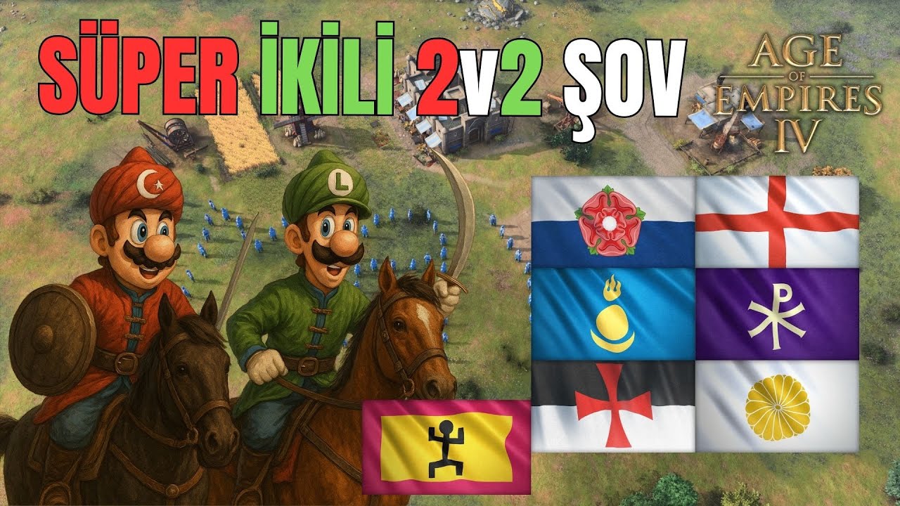 Süper İkili ile 2v2 Zafer Taktikleri | Age of Empires IV