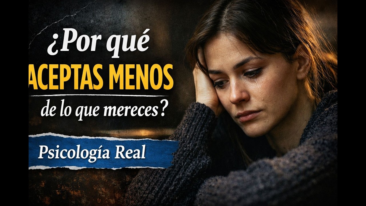Por qué te conformas con menos en el amor (no es casualidad)| Psicología real