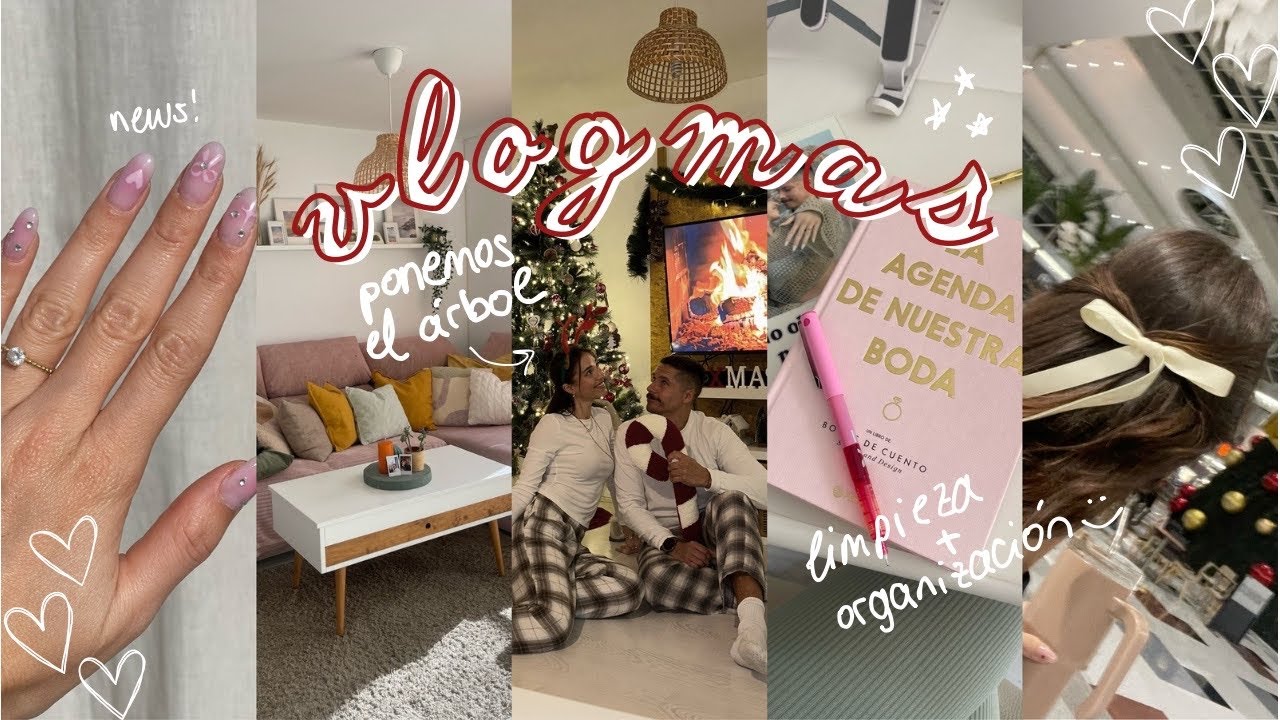 pre VLOGMAS 2024 ❤️ | ponemos el árbol + limpieza y organización ✨