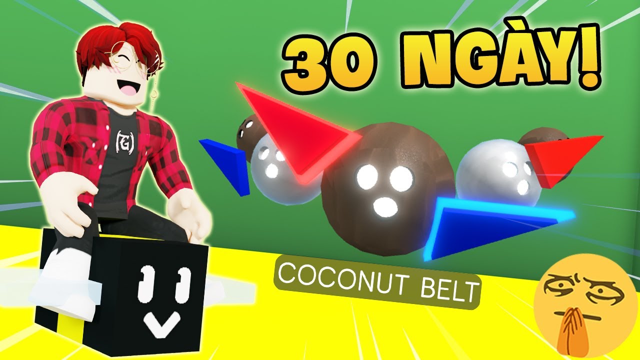 Hành Trình 30 Ngày Sở Hữu COCONUT BELT Trong Bee Swarm Simulator! - Roblox