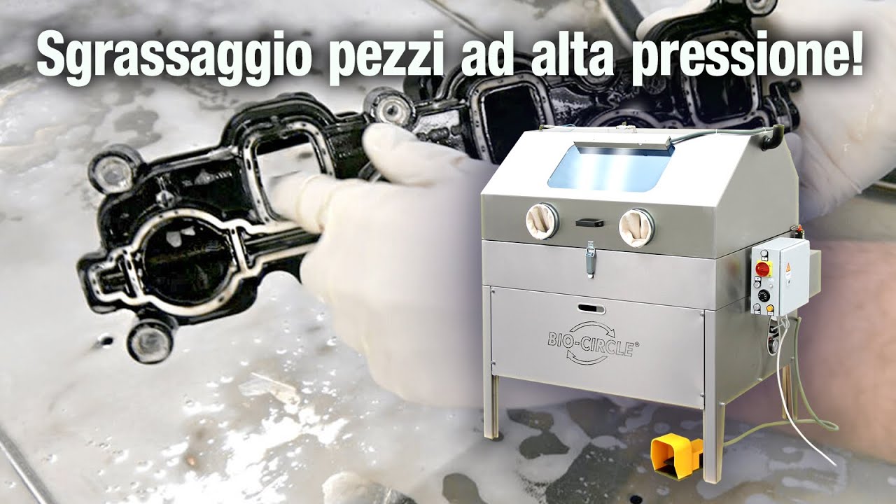 Pulizia dei pezzi ad alta pressione | Sistema Lavapezzi BIO-CIRCLE HP Vigo