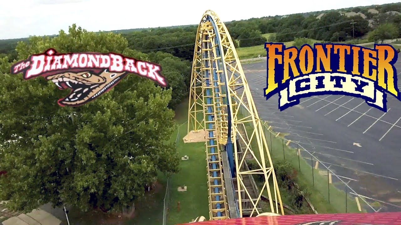 2018 Diamondback Roller Coaster On Ride Front Seat HD POV Frontier City