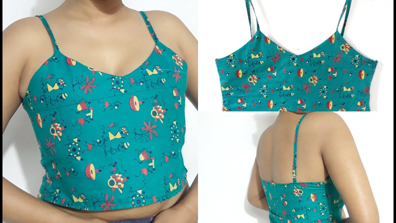 Cotton Camisole Bra / Top Cutting and stitching | कैमिसोल ब्रा / टॉप कटिंग और स्टिचिंग
