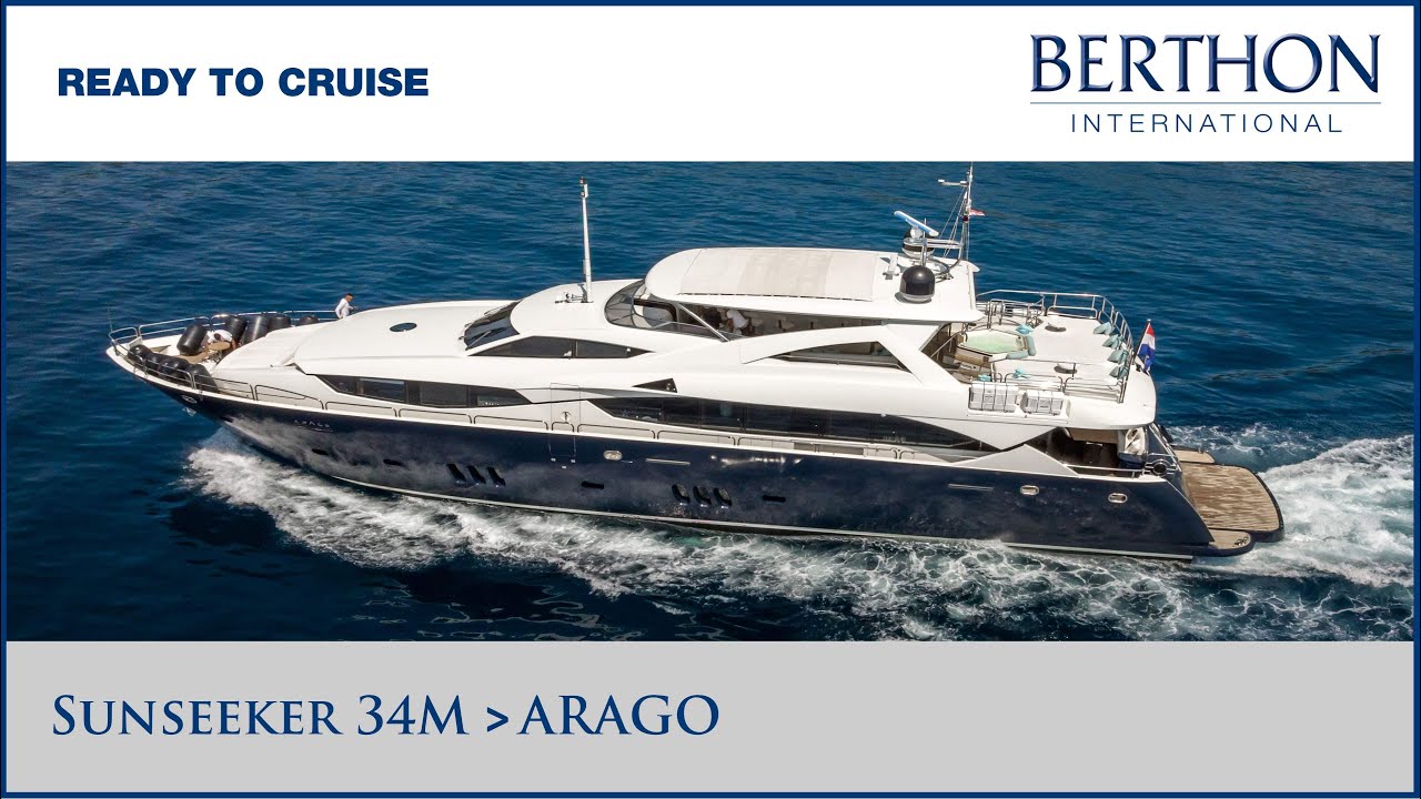 Продаётся 34-метровая суперъяхта Sunseeker «ARAGO» | Готова к круизу | Тур с Робертом Стедманом