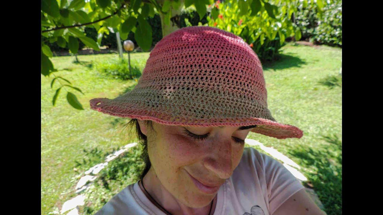 Come realizzare un cappello da mare all'uncinetto!