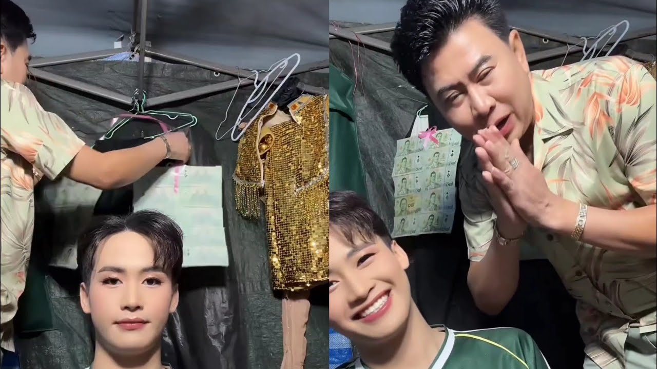 คุณพ่อคุณลูก น่ารักมาก💚ที่อุบล💚