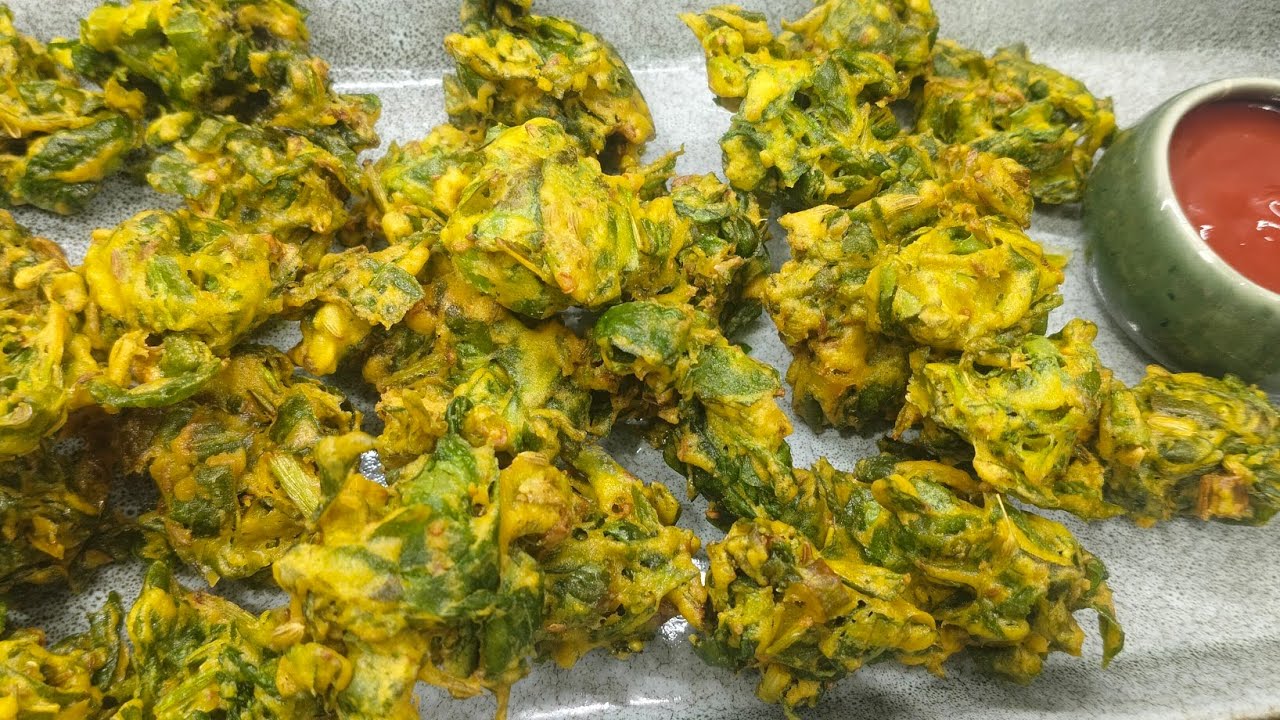 PALAK PAKODA|HOW TO MAKE SPANICH PAKODA|PALAK PAKODA KESE BANATE HAI|PALAK PAKODA BANANE KA AASAN TA