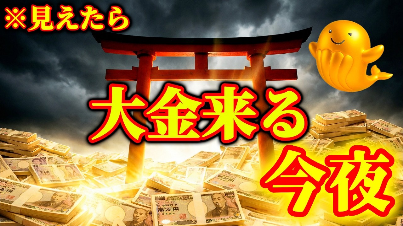 【※確認】なぜ今夜、大金が来る人と来ない人が分かれるのか。
