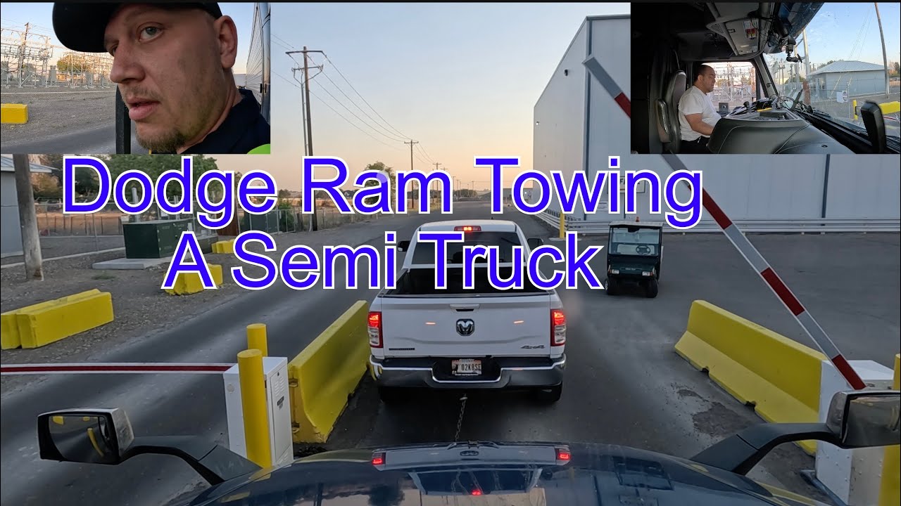 July 15, 2024/210 I’m being towed by a Dodge Ram