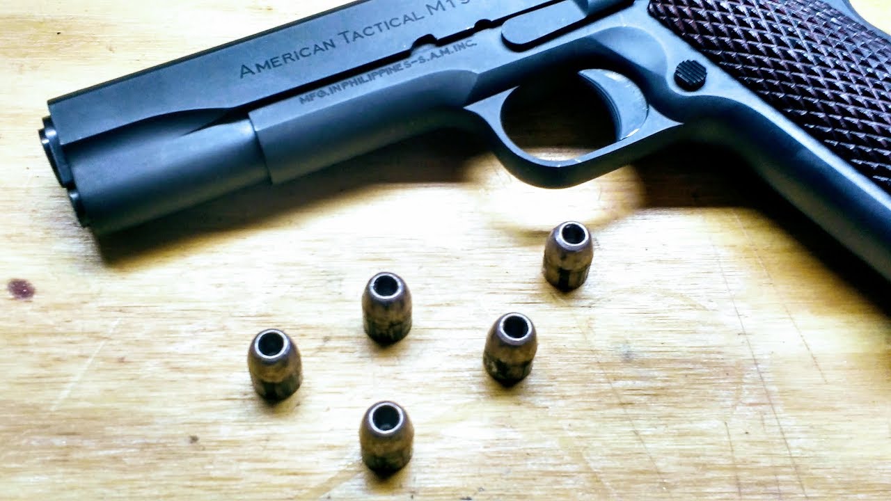 45 ACP (750 fps), Round Hollow Point, BHN 9.5, Bare Gel (PC HP Test)