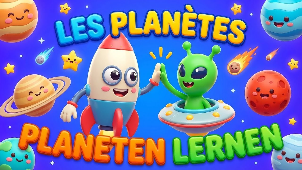 🚀 DAS RAKETEN LIED — Planeten lernen für Kinder 🪐 Weltraum Abenteuer & Kinderlieder 2026