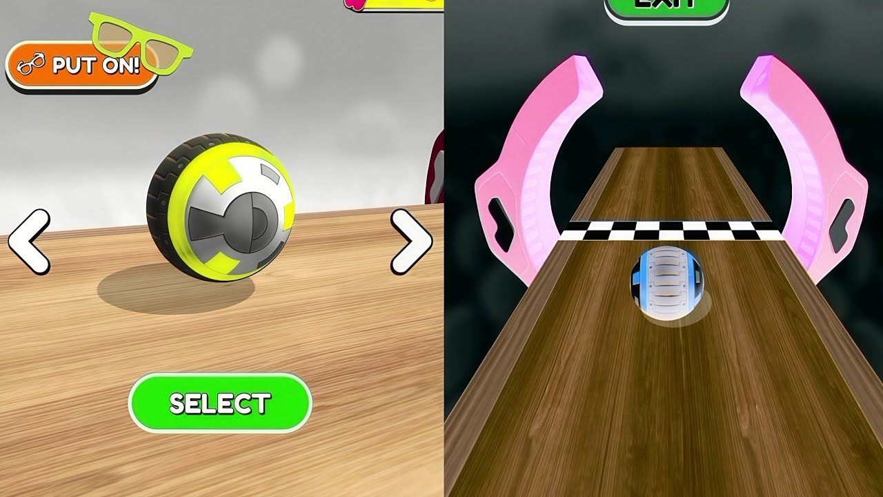 🟡❌🔵Going Balls, SpeedRun Vs Reverse Video Gameplay Part 524