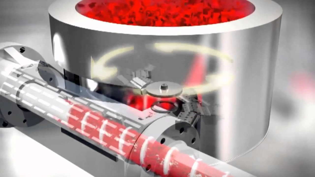 Plastic pellets machine