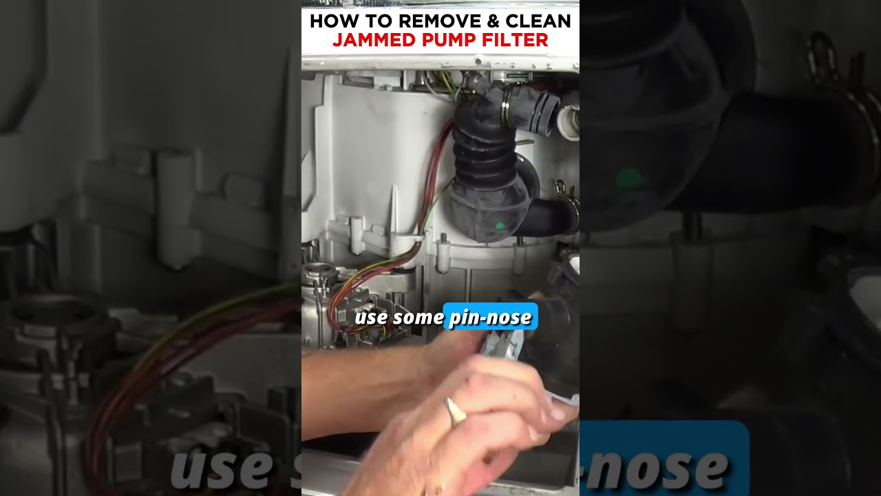 How to Remove & Clean Jammed Washing Machine Pump? #homeappliance #washingmachine #diy
