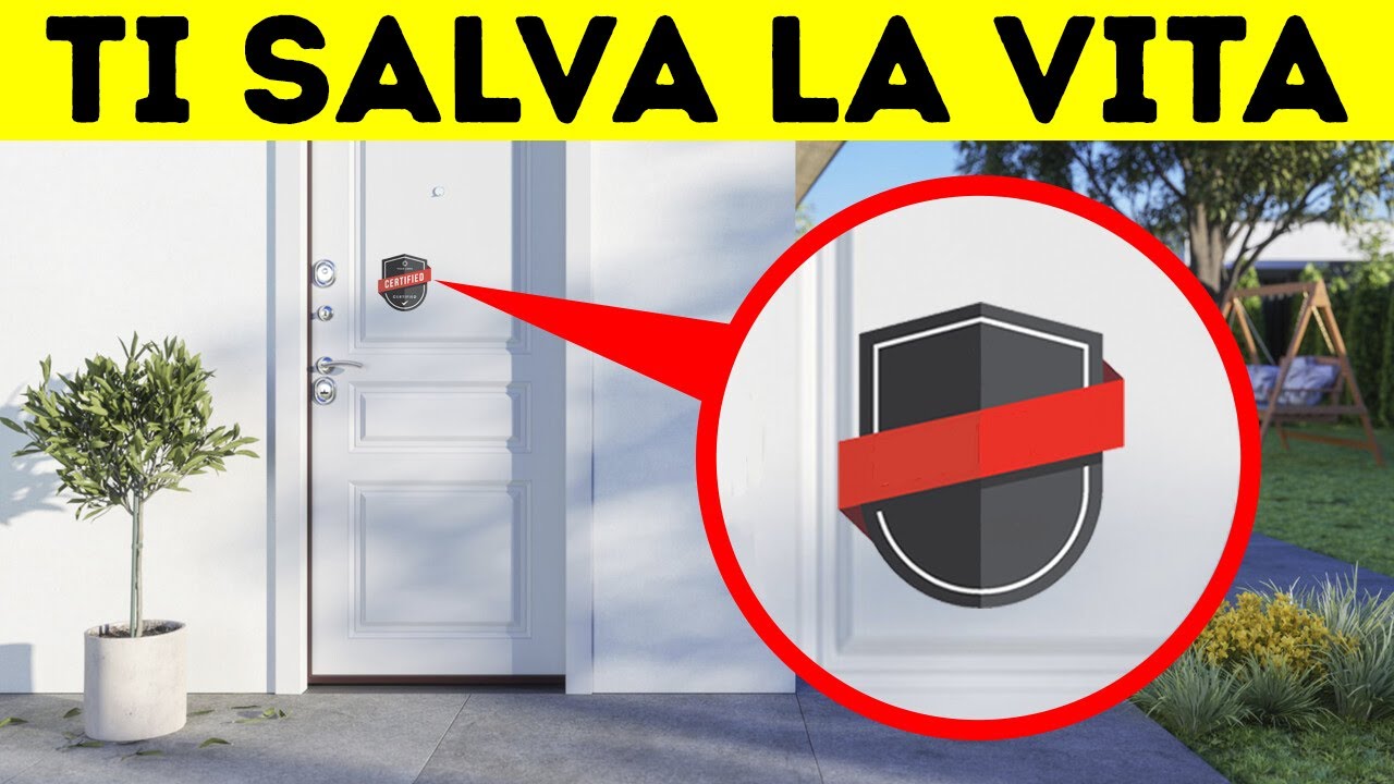 Metti Questo Adesivo sulla Porta, Ti Terrà al Sicuro
