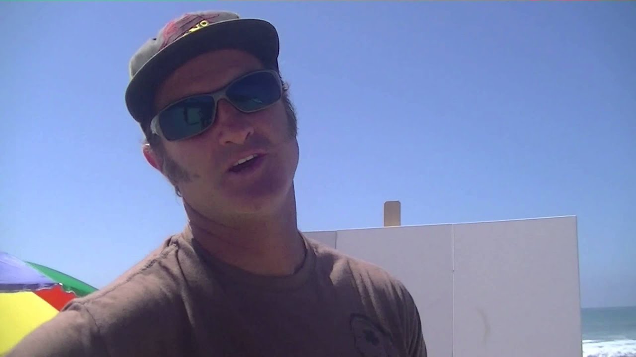 Surf Art by Drew Brophy, Interview at Trestles 2014 Surfing Contest