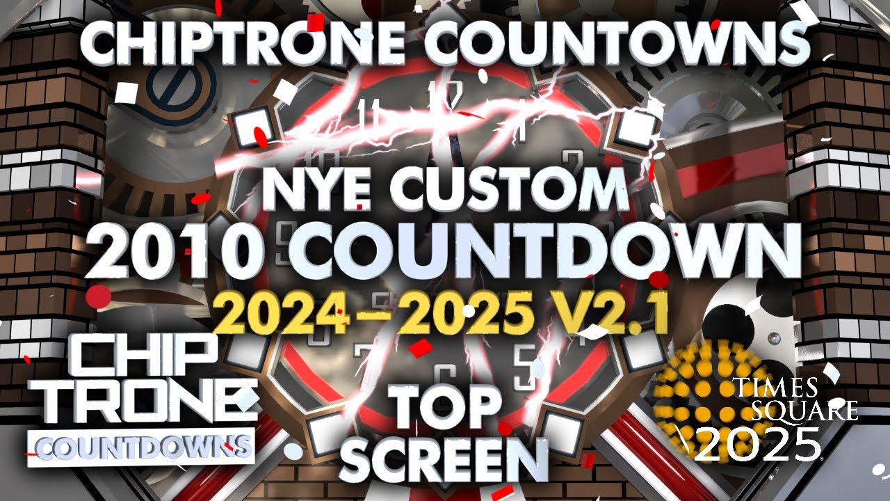 (2025 VER) ChipTrone TSQ Custom 2010 Style Countdown V2.1 (Top Screen) - Countdowns “R” Us Series