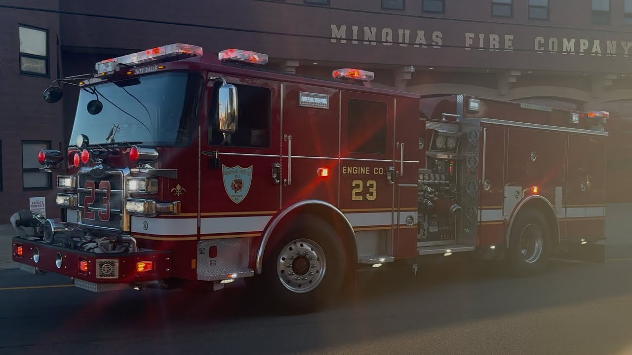 Minquas Fire Company B-23 & Engine 23 Responding 10-31-25