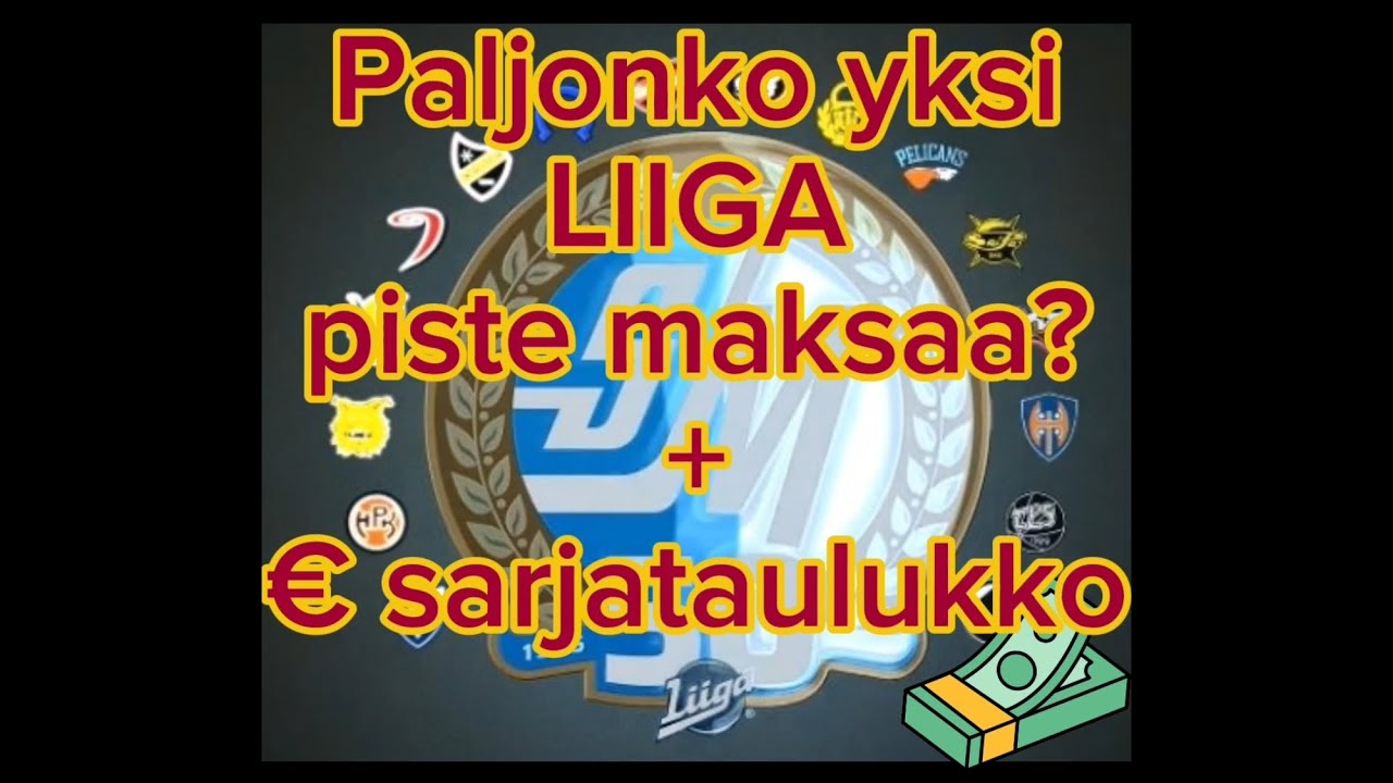 Pisteen hinta liigassa.