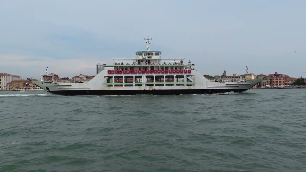 First time around Venice on the boat taxi