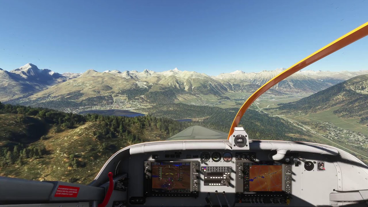 Gem&uuml;tlicher Gebirgsflug