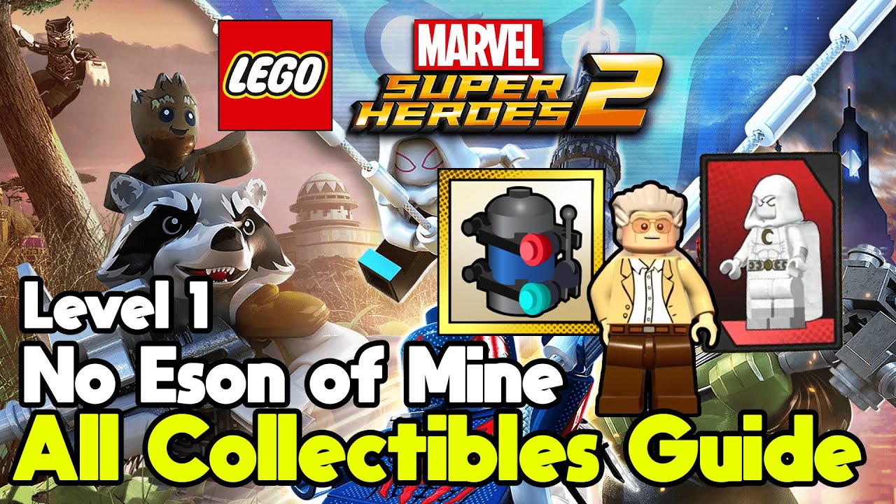 All Collectibles in No Eson of Mine Guide - Lego Marvel Super Heroes 2
