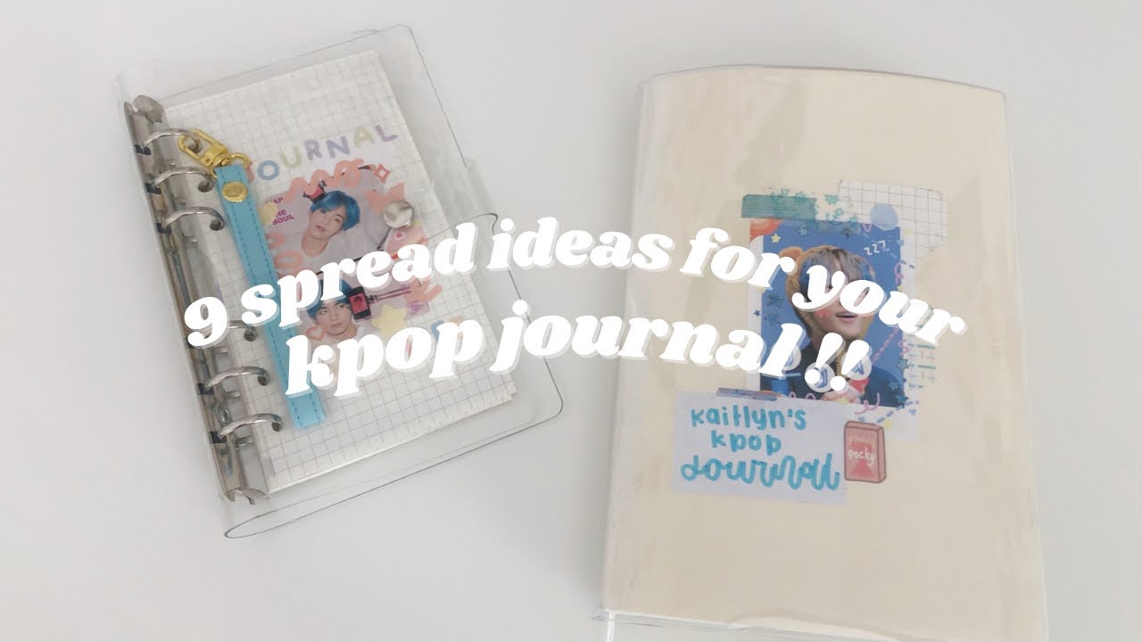 9 spread ideas for your kpop journal! 🍰