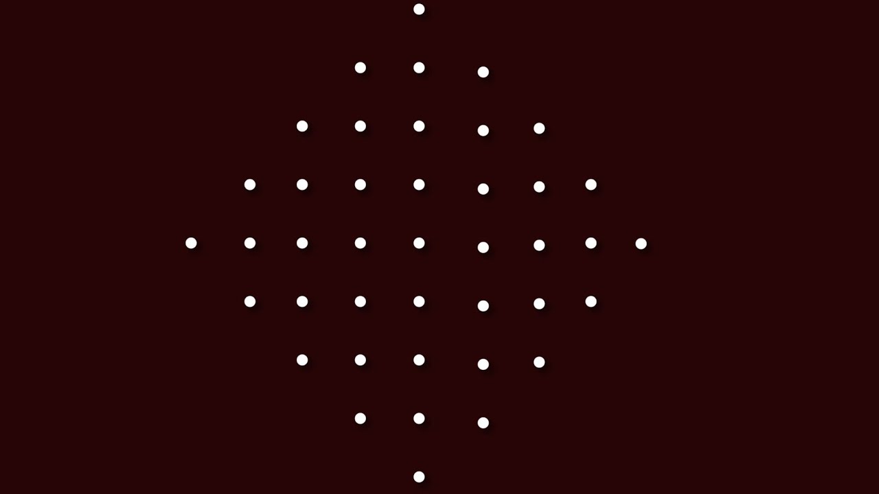 9 *1 Dots Kolam | Easy Sikkukolam Design | Small Daily Rangoli | SVJA Lifestyle