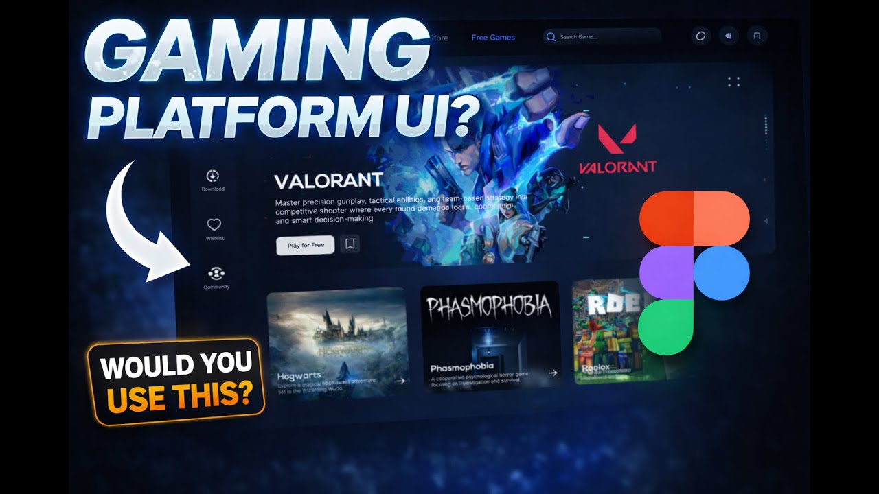 I Designed a Gaming Platform UI - Would You Use This?