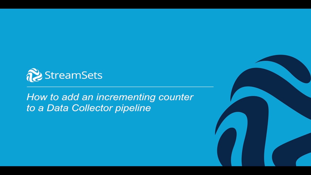 how to add an incrementing counter to a StreamSets Data Collector pipeline