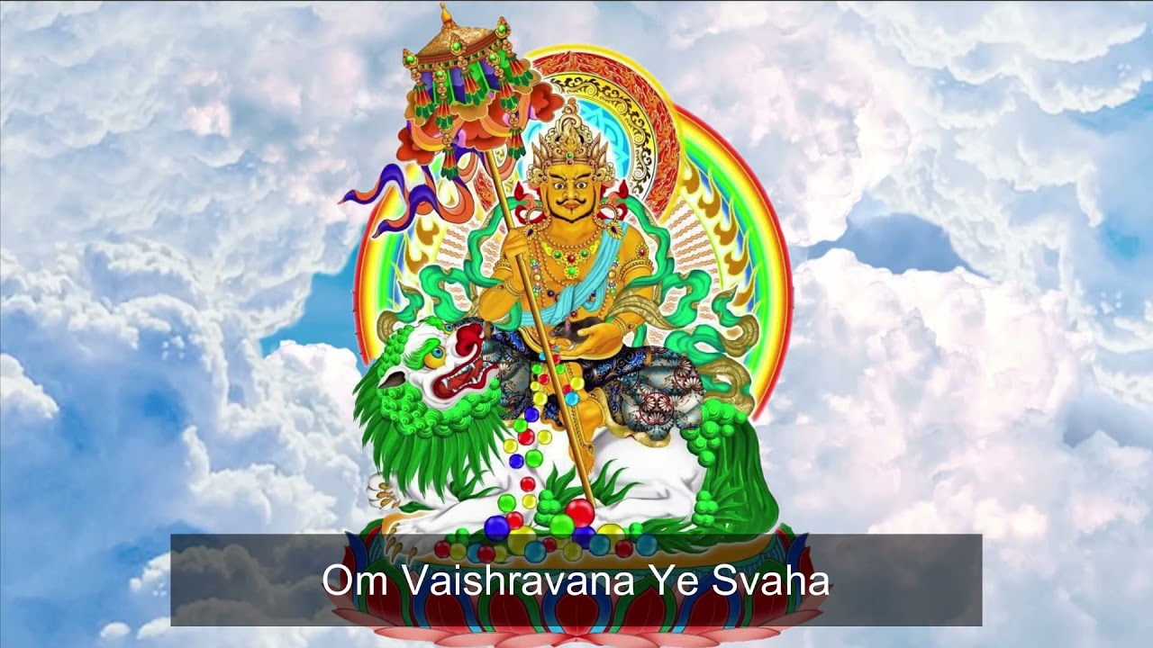 [1/2 Hour]💥 The Lokapala Vaishravana Mantra: Om Vaisravana Ye Soha | Mantra For Wealth💰