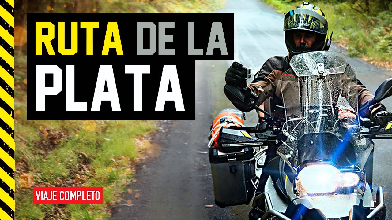 🎬 RUTA VÍA De La PLATA en Moto 🔴 VIAJE completo || Documental en español - Motovlog, BMW f800gs