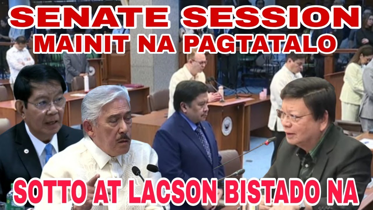 Senate Session, Anu kaya Pagtatalunan. Tara panoorin natin ang buong detalye