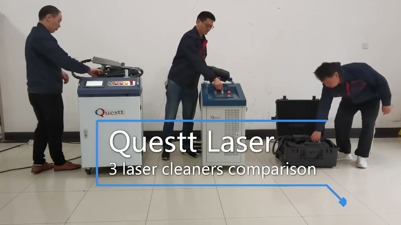Questt Laser supplies different different kinds of laser cleaning machines wit h 100w 200w and 1000w