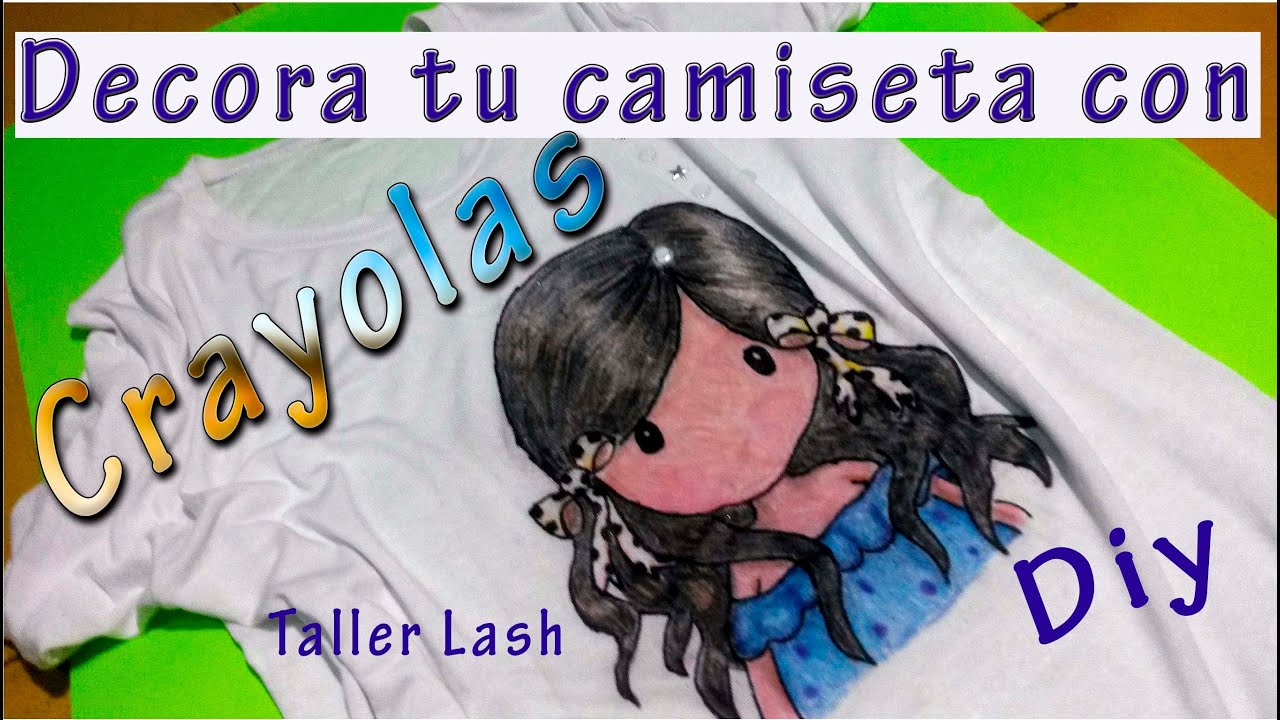 Украсьте свою футболку мелками | Lash Workshop