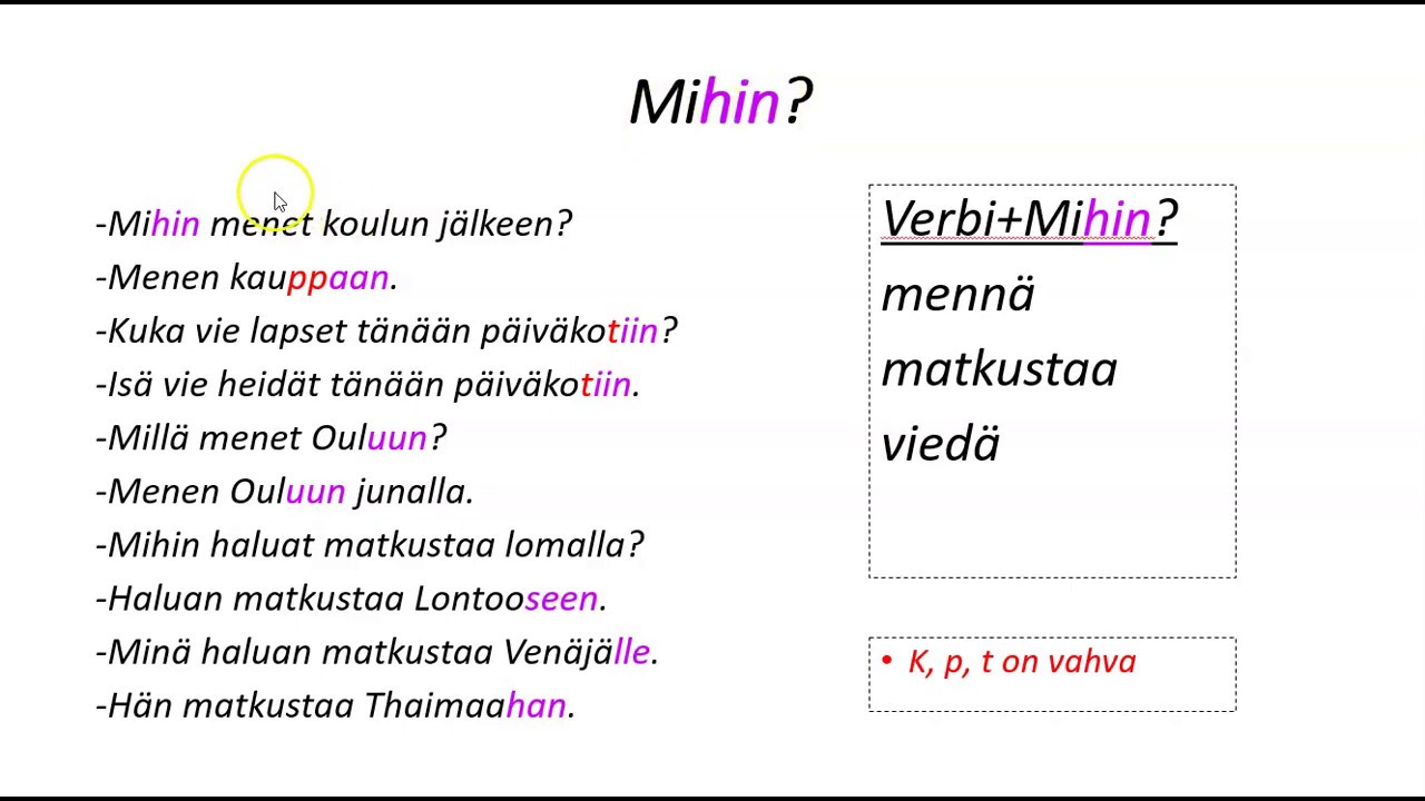 Mihin