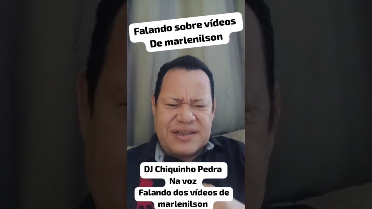 CHIQUINHO PEDRA SE PRONUNCIA SOBRE OS VÍDEOS DE MARLENILSON - SOBRE O ASSUNTO DAS RADIOLAS 