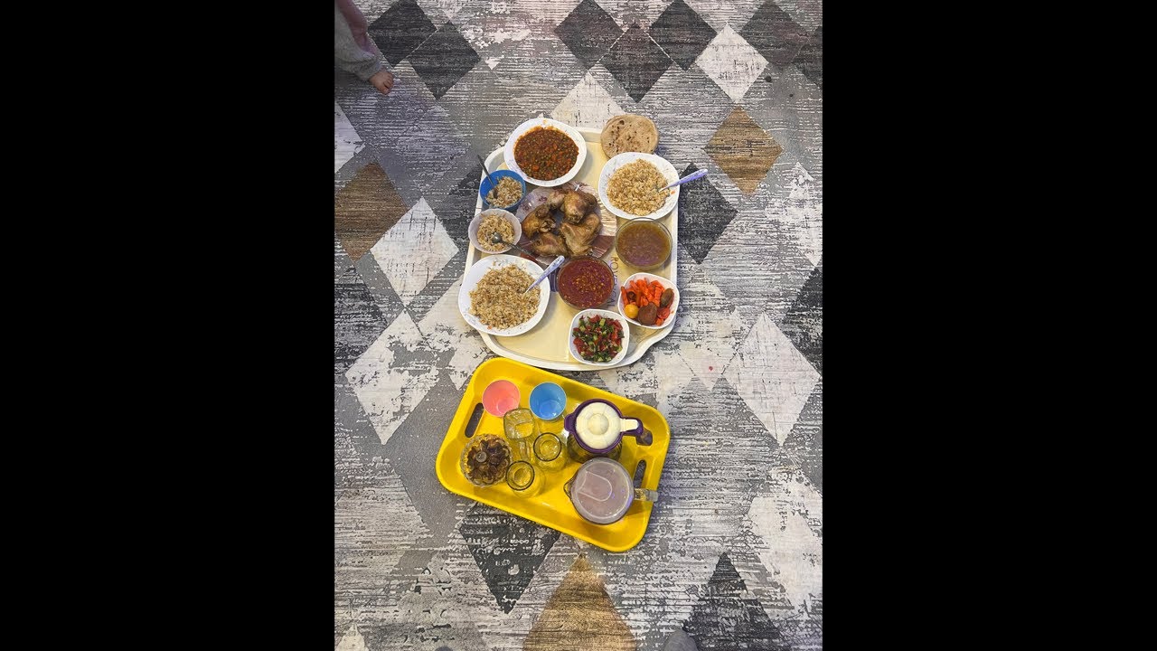 فطار تالت يوم رمضان الاكل روعة مفاجاء الكل يجمع