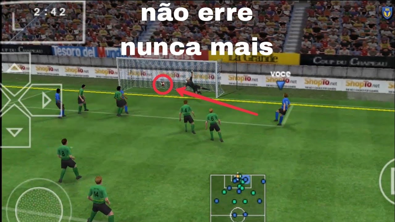 COMO NÃO PERDER GOLS NO PES DE PSP