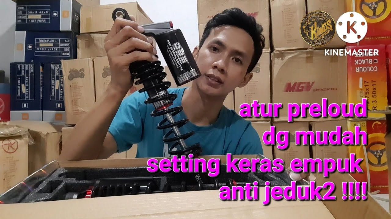 cara setting shockbreaker DBS setting preloud yang benar
