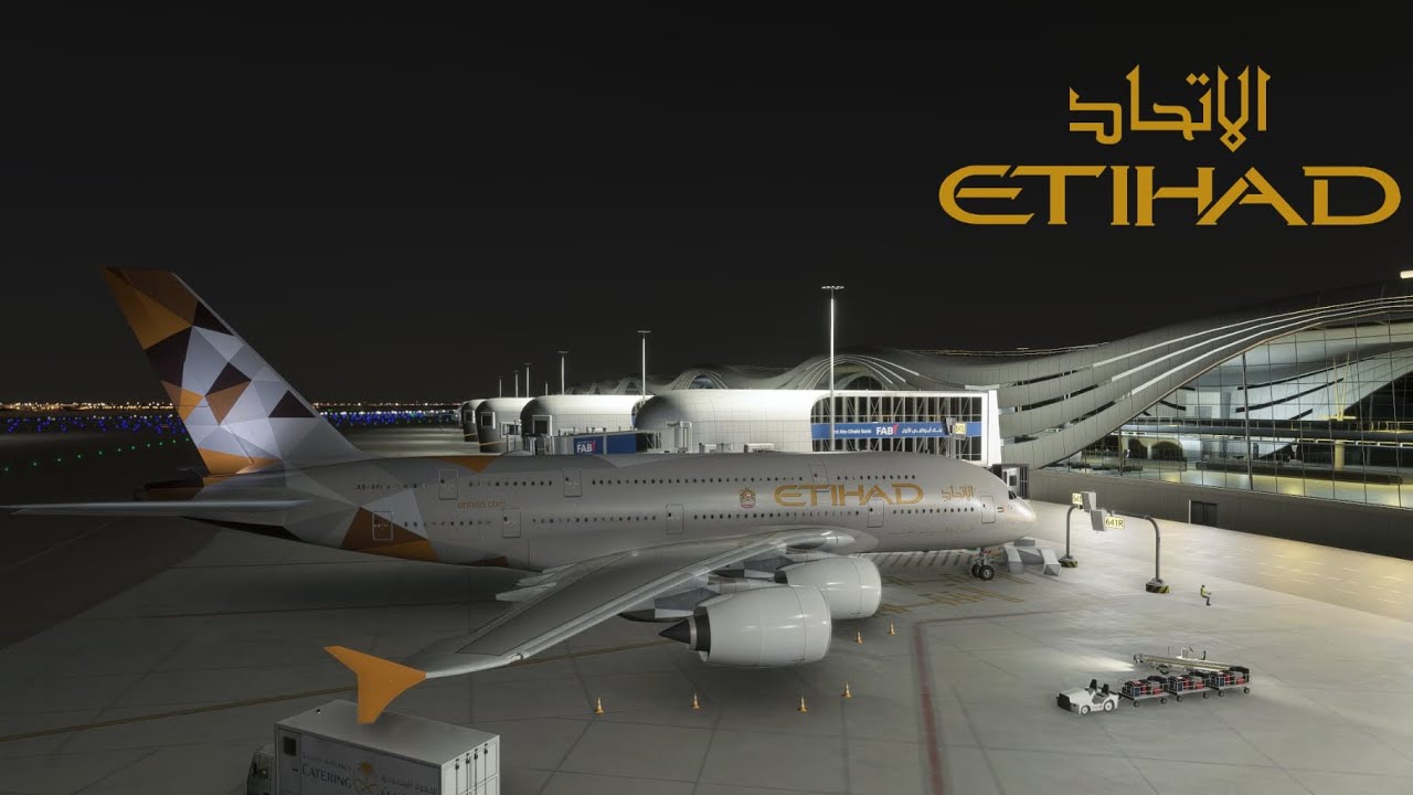 Trip 🌌 @etihad 🇦🇪 Airways A380 ( Abu Dhabi AUH 🇦🇪 To Paris CDG 🇫🇷 ) #microsoftflightsimulator2024 