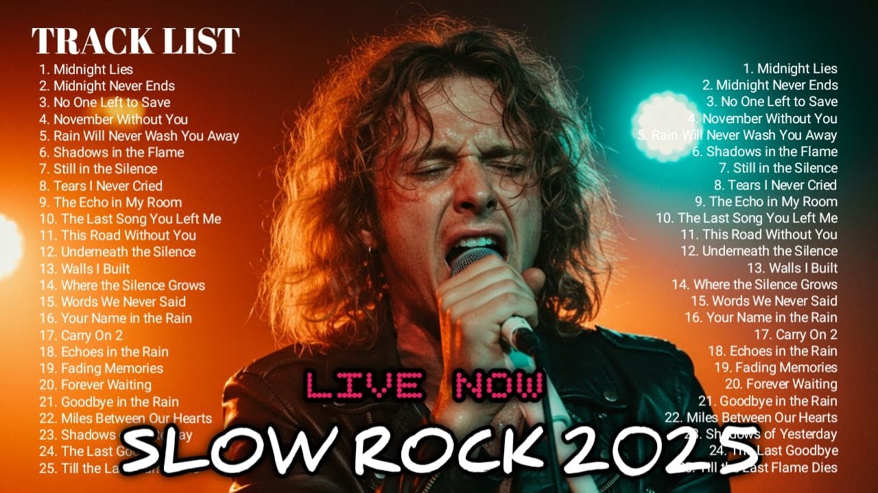 🎧 LIVE Slow Rock Playlist – Relax, Chill & Feel the Memories
