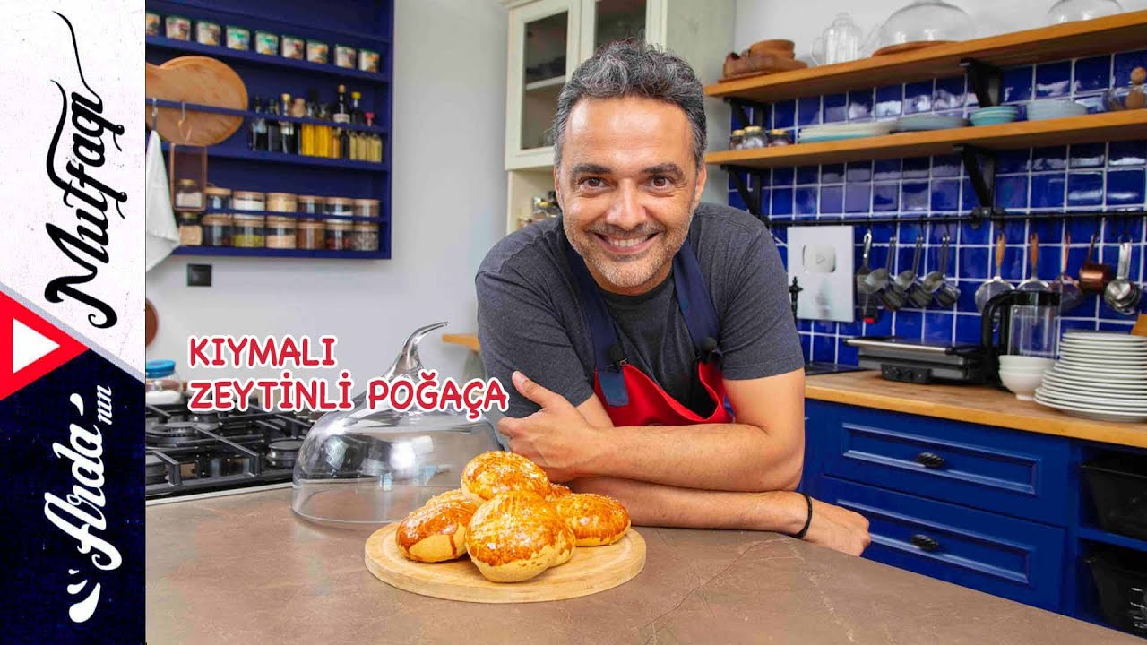 Kıymalı Zeytinli Poğaça I Arda'nın Mutfağı